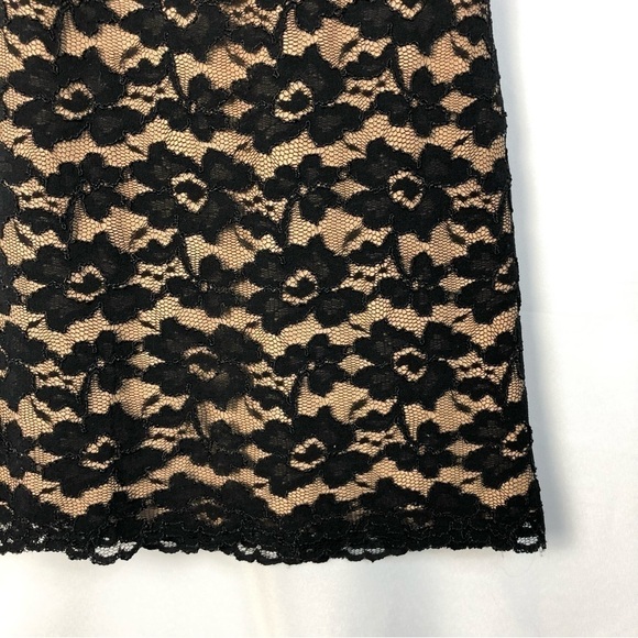 Class Act Uniforms Black Lace Halter Bodycon Mini Dress S - Picture 6 of 6